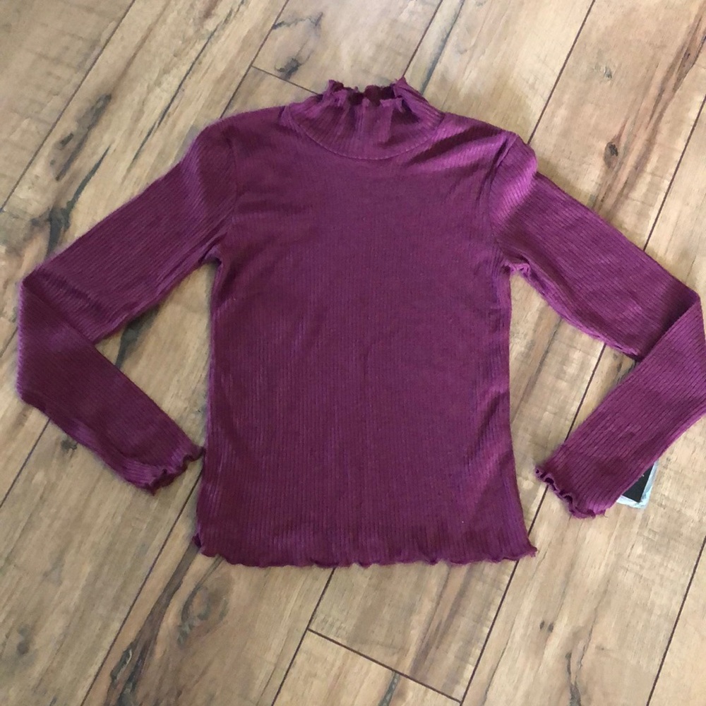 Art Class Girls Mock Neck Top